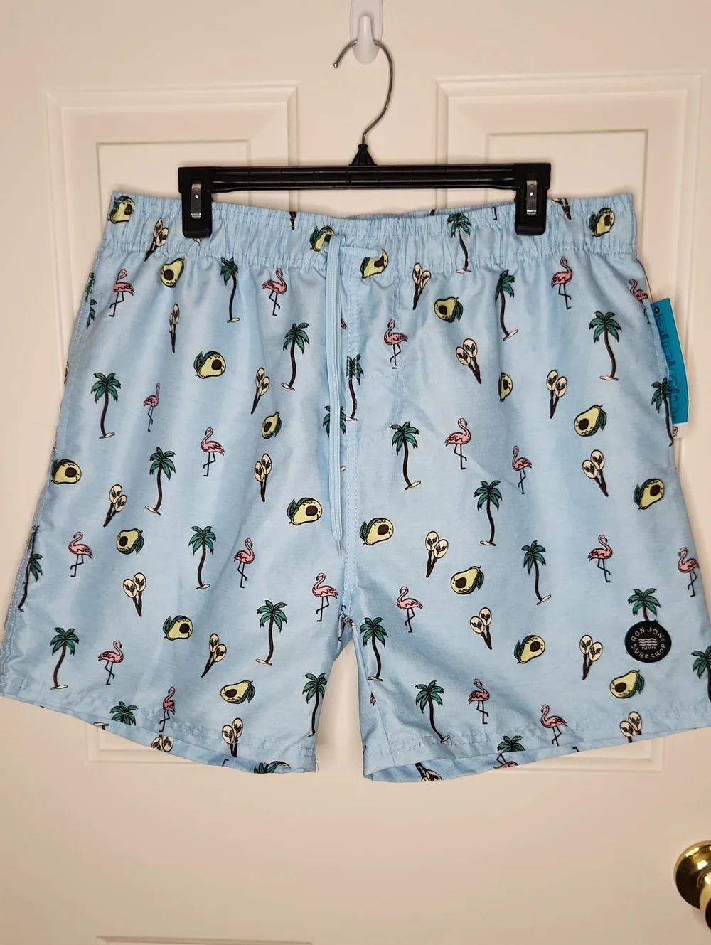 Ron Jon Surf Shop Avocado Dreamin Swim Trunks Size XL NWT